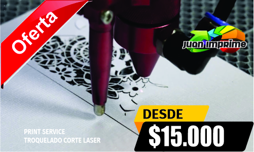Juanimprime; servicios de troquelado y elaboracion de troqueles para corte laser y manual